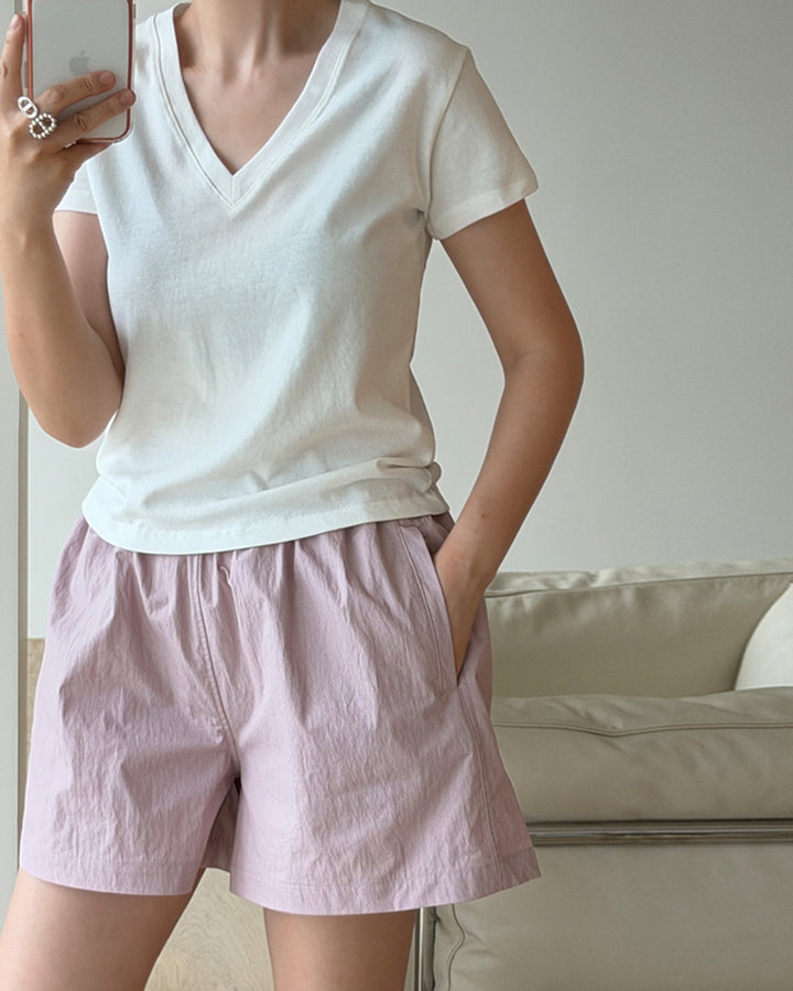 Essential V-Neck Short Sleeve Tee
