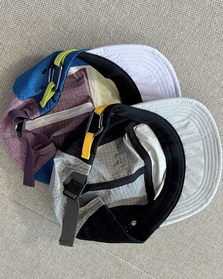 Color-Block Nylon Ripstop Camp Cap
