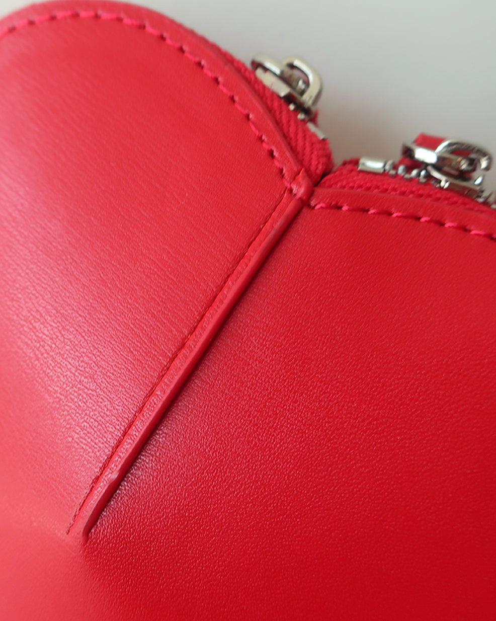 Heart Leather Mini Pouch Charm