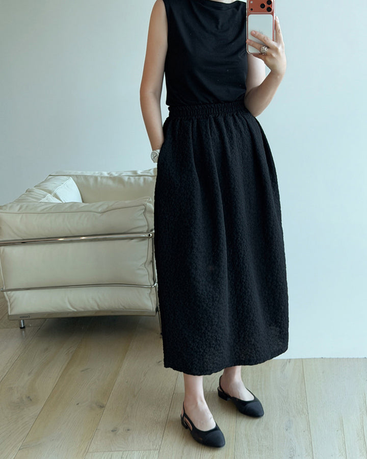 Boatneck Sleeveless Top