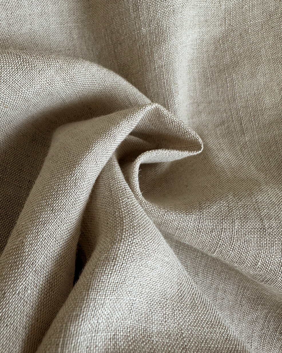 Linen Wide Leg Trousers with Drawstring