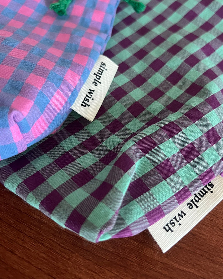 Playful Patterned Lightweight Cotton Pouch