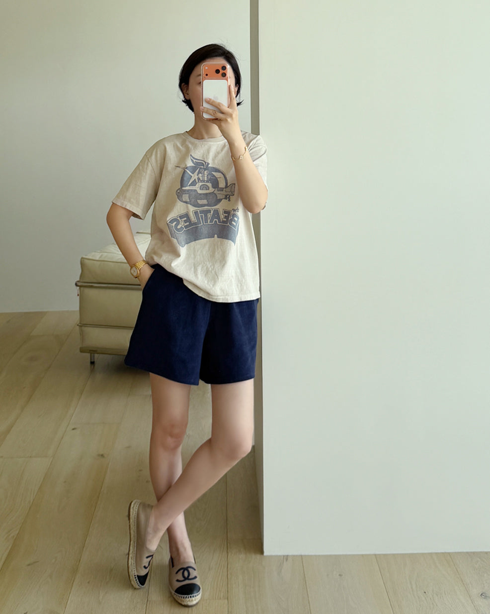 Beatles Graphic Washed Short Sleeve Tee