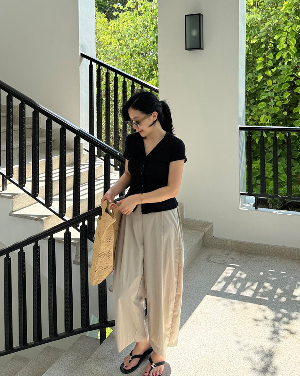 100% Natural Raffia Handwoven Tote Bag