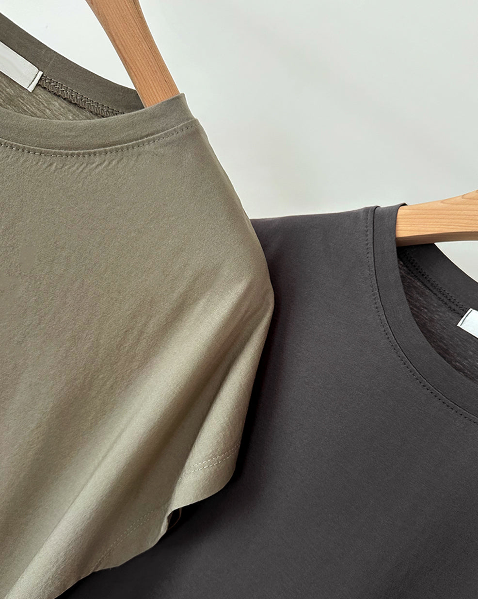 Relaxed Cap-Sleeve Round Neck Tee