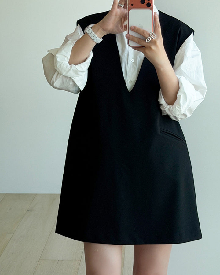 Loose Fit Cotton Button-Down Shirt