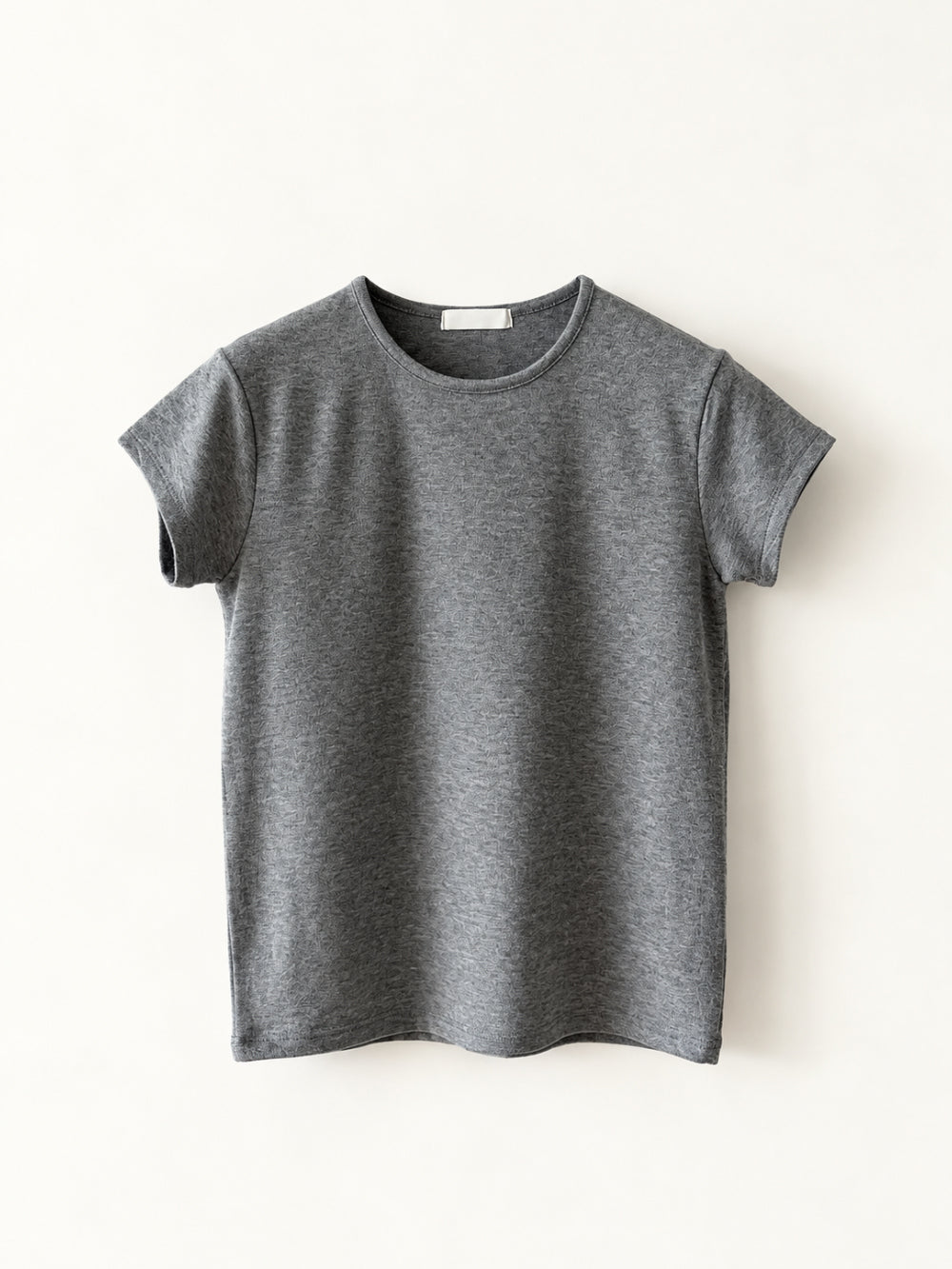 エッセンシャル 半袖 クルーネック ニットTシャツ
